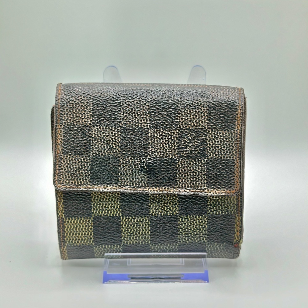 Louis Vuitton Damier Ebene Portefeuille Elise Tri-Fold Wallet - Picture 2 of 16
